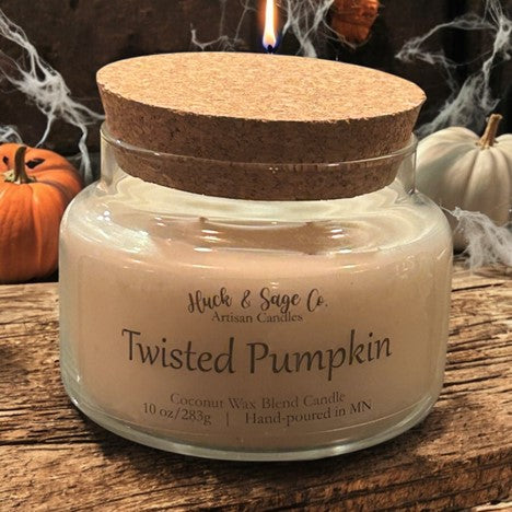 Twisted Pumpkin Apothecary Candle